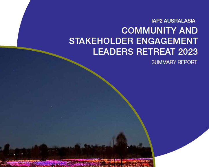 Leaders retreat 2023 summary report cover