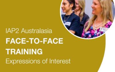 IAP2 Australasia Face-to-Face Training – Have Your Say!