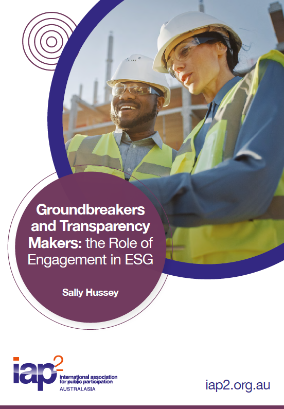 Groundbreakers and Transparency Makers: the Role of Engagement in ESG