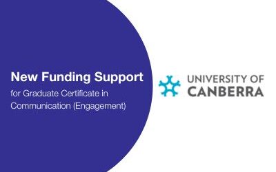 New Funding Support for Graduate Certificate in Communication (Engagement) – Next intake starts Feb 3